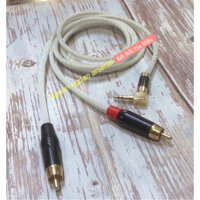 Dây 3.5 ra 2 AV (RCA) mạ bạc. Hàng thiết kế theo yêu cầu. Báo giá 1 sợi như ảnh