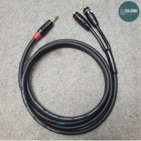 Dây 3.5 ra 2 đầu AV hoa sen (bông sen), dây phát nhạc jack 3.5mm stereo sang 2 đầu jack RCA.