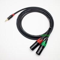 Dây 3.5 Ra 2 Đầu Canon Đực, dài 8m-10m-15m-20m
