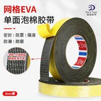 Dày 3mm EVA hải cẩu bọt một bề mặt của băng keo lưới mặt dễ dàng bị phá vỡ không dính cao su bọt tiếng ồn rung còn lại