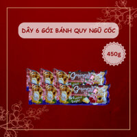 Dây 6 gói bánh quy ngũ cốc Grainey Mini Cookie White Chocolate Chip & Cransberry Flavor (No sugar added)