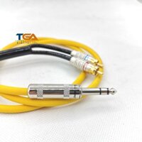 Dây 6 Ly Stereo Ra 2 AV , Hoa Sen