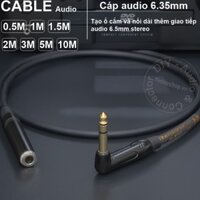 Dây 6 ly TRS nối dài DIY 0.5 đến 5 mét - TRS 6.5mm male to female cable
