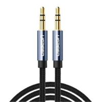 Dây âm thanh 3.5mm UGREEN AV112 Vỏ bện vải sợi tổng hợp dài 2m 50363