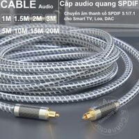 Dây âm thanh quang học optical 1 đến 20 mét - Toslink digital audio cable