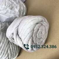 Dây Amiang tròn 8mm cuộn 1kg,dạng xoắn bông,chịu nhiệt