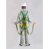DÂY AN TOÀN LAO ĐỘNG TOÀN THÂN 2 MÓC - LỰC TẢI 1850 Kg , DÂY ĐAI AN TOÀN BẢO HỘ LAO ĐỘNG TRÊN CAO