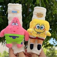 Dây An Toàn Ô Tô Đeo Vai Hoạt Hình Búp Bê Nữ Dâu Gấu Chống Trầy Xước Sáng Tạo Dễ Thương Mềm Đai An Toàn Vỏ Bảo Vệ