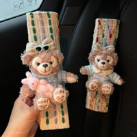 Dây an toàn ô tô Vỏ vai hoạt hình dễ thương Bao cao su gấu mềm mại