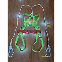 Dây an toàn toàn thân hỗ trợ leo trèo trong lao động 2 móc dây thừng- Hình thật