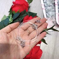Dây áo lót trong suốt sợi tròn, sợi dẹt - Sợi tròn