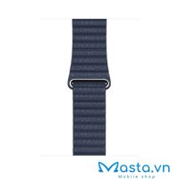 Dây Apple Watch 44mm Diver Blue Leather Loop – Medium – MGXC3FE/A