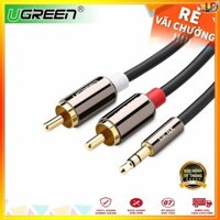 Dây Audio 3.5mm to 2 đầu RCA chính hãng Ugreen 10584