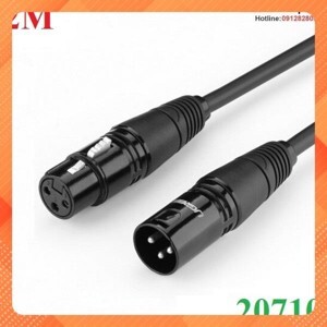Dây Audio nối dài MIC XLR 6mm Ugreen 20710 2m