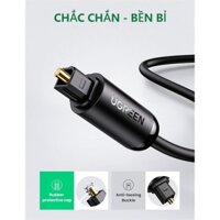 Dây audio quang Toslink, Optical UGREEN đen hàng chính hãng - 3M 70893