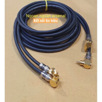 Dây AV 2 đầu vuông góc DIY theo yêu cầu - Cáp RCA kiểu góc. HÀNG CAO CẤP hãng YARBO, SOUNDKING..✅