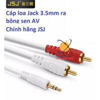 Dây AV 3.5mm ra 2 đầu bông sen