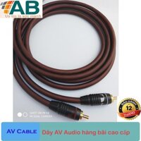 Dây AV audio cao cấp  4 đầu Nakimichi lõi dây đồng lớn cặp 2 sợi dài 1met