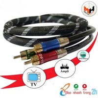 Dây AV audio cao cấp bọc lưới chống nhiễu