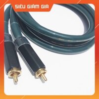 Dây AV audio Hi-End 1met| Dây lõi đồng tinh khiết màu xanh