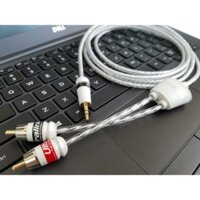 Dây bạc 3.5 ra av Ultralink - Jack 3 ly ra av Ultralink - rắc 3 ly ra bông sen với lõi bạc thương hiệu Ultralink dài 2m
