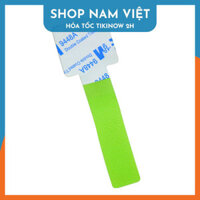Dây Băng Gai Dính Velcro Có Keo 2 Mặt, Dùng Quấn Cáp Sạc, Treo Dây Điện - Set 5 Xanh lá