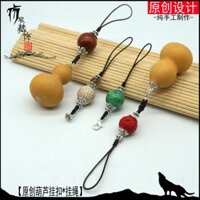 Dây buộc bầu Wenwan, phụ kiện thủ công sáng tạo, đinh mũ, móc nhỏ, dây cầm tay, dây chạm khắc gỗ tre bồ đề