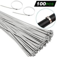 Dây buộc cáp bằng thép không gỉ SUS304 đích thực Kim loại SS Dây cáp năng lượng mặt trời Zip Tie 4,6mm Dây buộc cáp tự khóa rộng