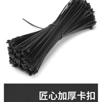 [Dây buộc cáp Nylon] Dây buộc cáp Nylon lớn tự khóa tiêu chuẩn quốc gia Dây buộc dây cáp dài mở rộng bằng nhựa dây buộc cố định bóp chết Chó Bán buôn miễn phí vận chuyển