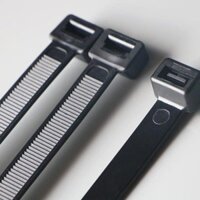 [Dây buộc cáp nylon] [Tiêu chuẩn quốc gia số lượng đầy đủ] Dây buộc cáp nylon tự khóa, dây buộc nhựa lớn vừa nhỏ màu đen trắng, dây buộc ràng buộc