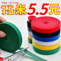 Dây buộc cáp Velcro Tidy-up Cáp dữ liệu máy tính Dây đeo lưu trữ ma thuật Cáp sạc Dây buộc cố định Cáp trung tâm cuộn dây