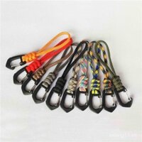 Dây buộc chìa khóa bảy lõi mới, móc cổ tay chống thất lạc, paracord ngoài trời, đa chức năng, kẹp nhanh hình tam giác cho nam