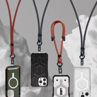 Dây buộc điện thoại di động Dây đeo tay chéo 70cm / 160cm Dây buộc hai màu bện Nylon Châu Âu Mỹ Quân đội Dây buộc tiêu chuẩn Dây đeo tay Dây đeo tay có thể điều chỉnh dày chống sốc cao cấp iPhone Samsung OPPO