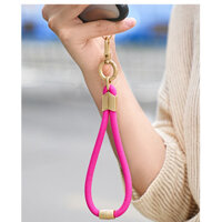 Dây buộc điện thoại di động chất lượng cao Dây đeo cổ tay ngắn dệt chống mất Dây đeo an toàn leo núi ngoài trời Dây đeo điện thoại di động với 1 Tab dây buộc kim loại miễn phí