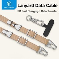 Dây buộc điện thoại di động Hagibis 2 trong 1 có usb C sang usb C cáp kết nối chống rơi PD60W Type-C cho máy ảnh Sony Fuji iPhone 16 Pro Điện thoại Android