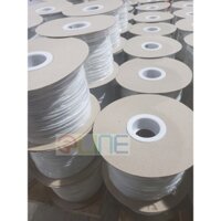 Dây buộc lõi thép vỏ nhựa trắng sữa 1000m, dây buộc cây, dây buộc dây điện