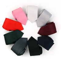 Dây Buộc Màu Trơn Nam Polyester Lụa Chất Lượng Cao Handmade Thắt Lưng Nam Nữ Áo Sơ Mi Phụ Kiện Dây Buộc Tay