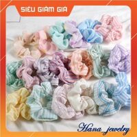 DÂY BUỘC TÓC CỘT TÓC SCRUNCHIES  10 CM, HÀN QUỐC, TINH TẾ, SANG TRỌNG, TIỆN DỤNG, CT.M19 - 1 cái