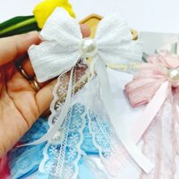 Dây buộc tóc nơ đuôi dài handmade cho bạn gái - DÂY BUỘC TÓC SỐ 3