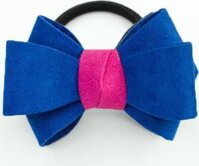 Dây buộc tóc nơ nhiều mầu  - Xanh blue