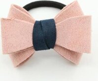 Dây buộc tóc nơ nhiều mầu  - Hồng nhạt