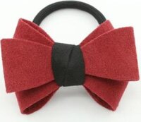 Dây buộc tóc nơ nhiều mầu  - Đỏ đô