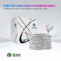 Dây Cable mạng 4 lõi COOLERPLUS CAT3