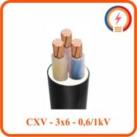 Dây Cadivi CXV - 3x6 - 0,6/1kV