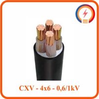 Dây Cadivi CXV - 4x6 - 0,6/1kV