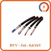 Dây Cadivi DVV - 3x6 - 0,6/1 kV