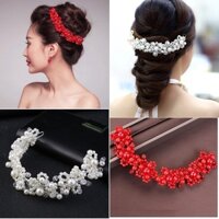 Dây Cài Tóc Hạt Chai Đính Hạt Cườm 110 Số 15