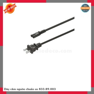 Dây cắm nguồn chuẩn US 2 mét 833.89.003