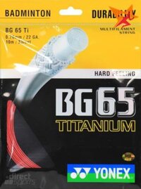 Dây căng vợt cầu lông Yonex BG 65 Ti