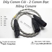 Dây Canon Cái Ra 2 Canon Đực, Dây Canon Đực Cái (Hàng Bãi Japan)